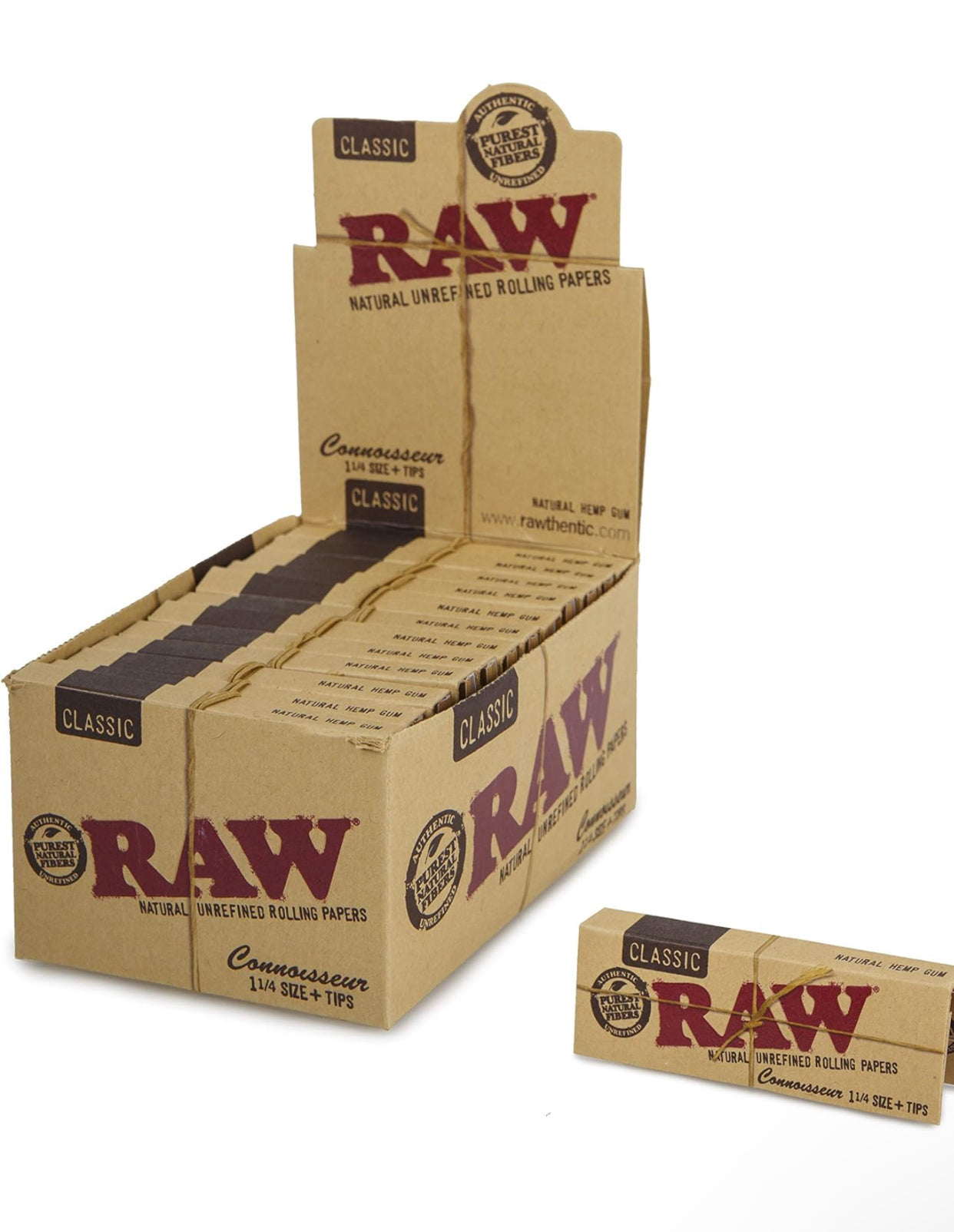 Connoisseur  Rolling Papers + Tips 1 1/4 size