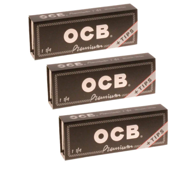 PREMIUM ROLLING PAPERS + TIPS 1 /14 SIZE 3 PACKS