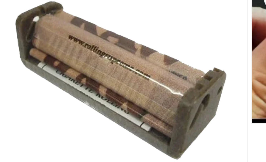 HEMP PLASTIC CIGARETTE ROLLING MACHINE 1 1/4 OR 1 1/2 SIZE 79MM