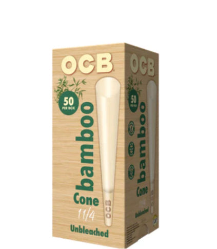 BAMBOO, UNBLEACHED OR ORGANIC CONES 50 PER BOX