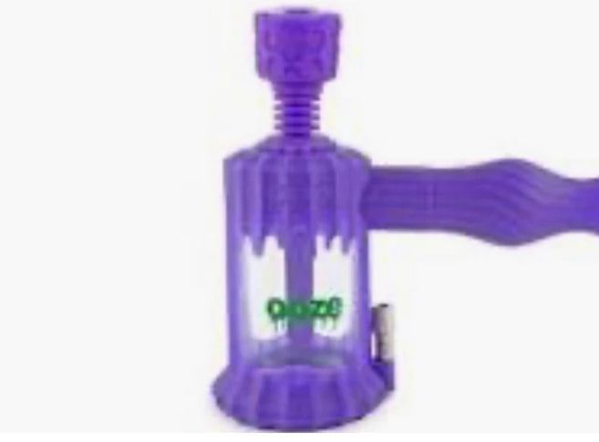 CLOBB SILICONE GLASS WATER PIPE & NECTAR COLLECTOR 4 IN 1 HYBRID