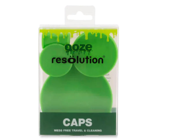Resolution Silicone Res Cap 4-Pack For Travel And Cleaning