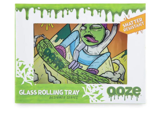 GLASS ROLLING TRAY - SHATTER  RESISTANT GLASS