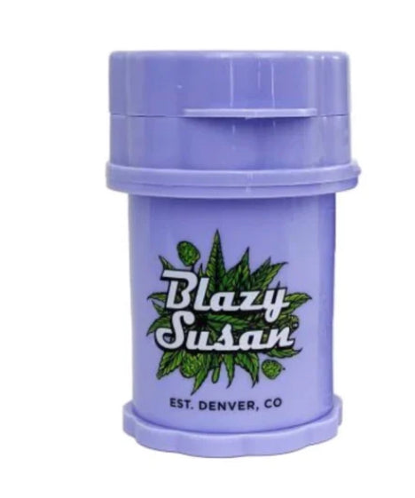 LARGE 4 - PIECE PURPLE HERB SAVER GRINDER