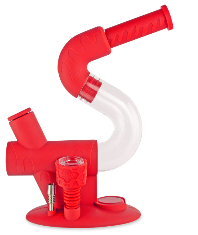 SWERVE SILICONE WATER PIPE, DAB RING, DAB STRAW