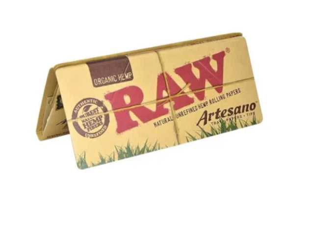 Artesano Organic Hemp Tray Papers + Tips King Size Slim