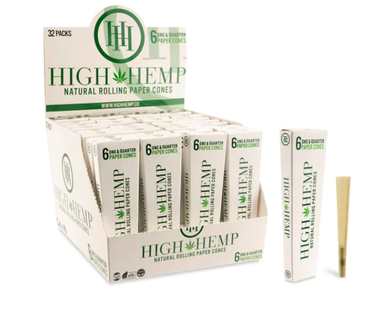 Natural Rolling Paper Cones