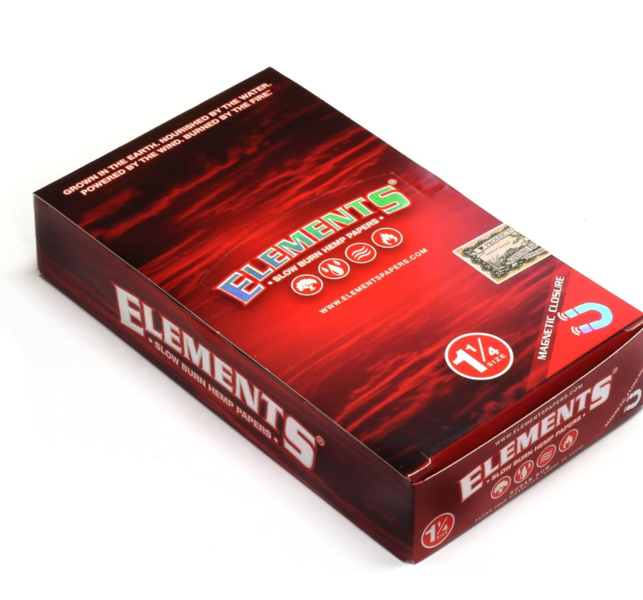 SLOW BURN HEMP PAPERS 1 1/4'