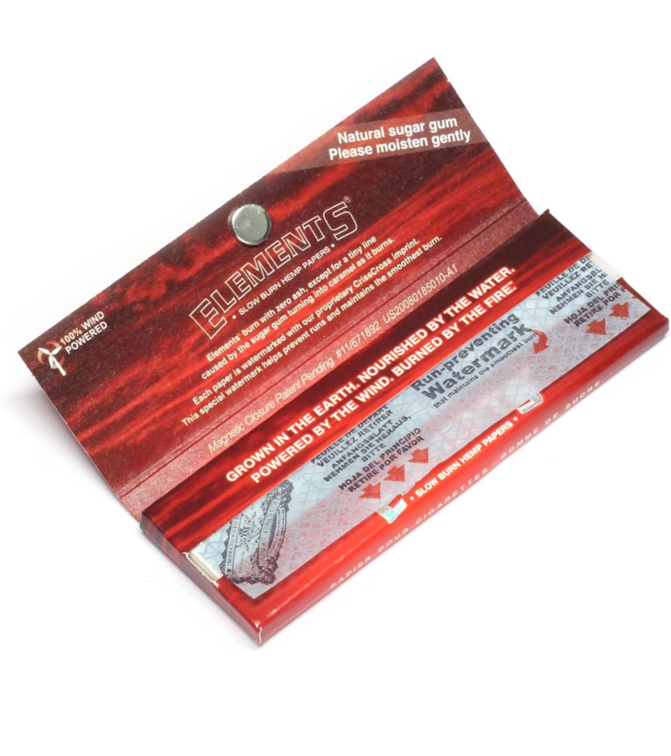 SLOW BURN HEMP PAPERS 1 1/4'
