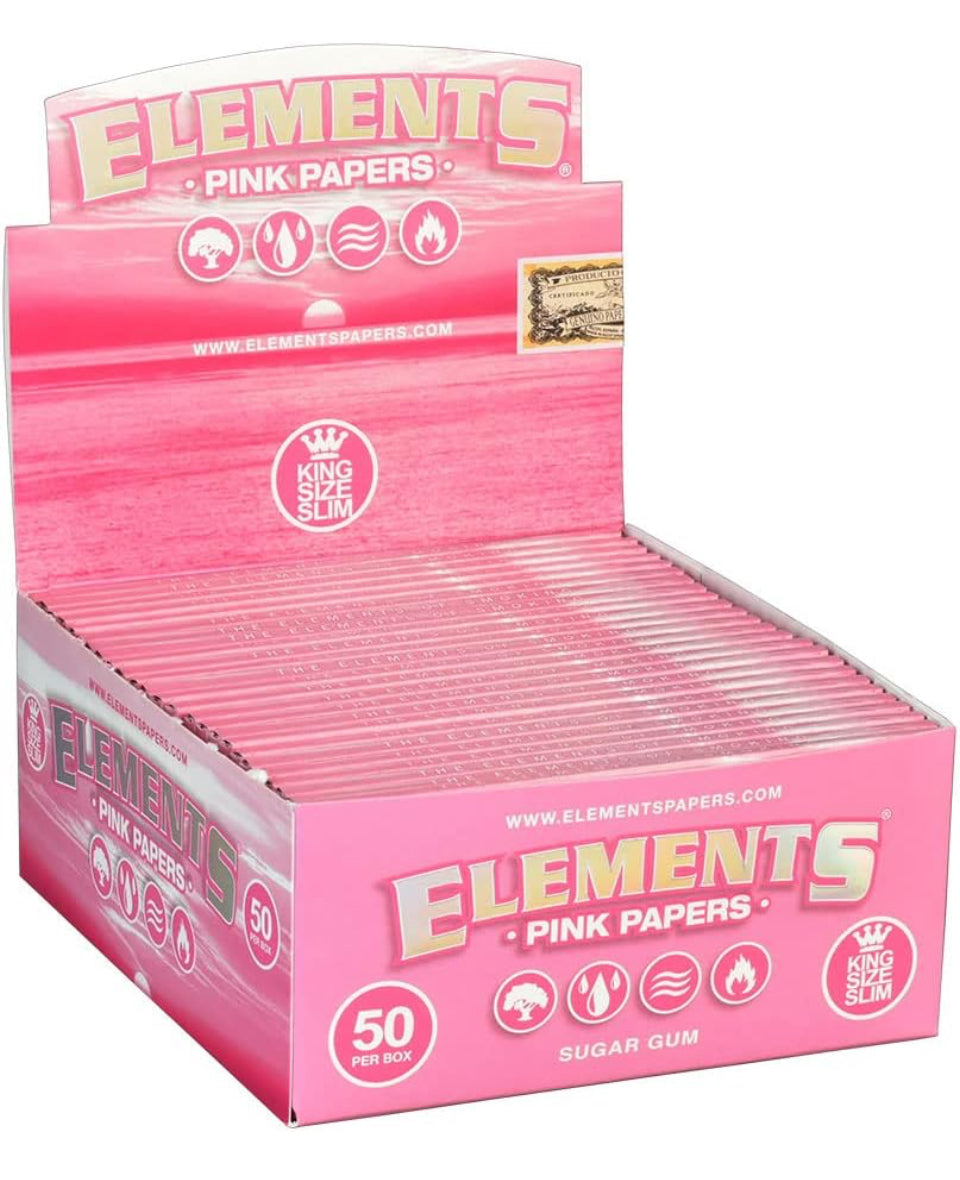 PINK ROLLING PAPERS KING SIZE SLIM