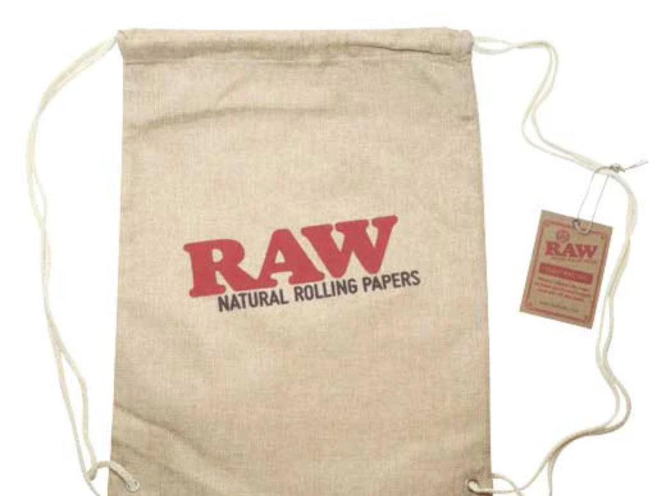 Black Or Tan Drawstring Bag