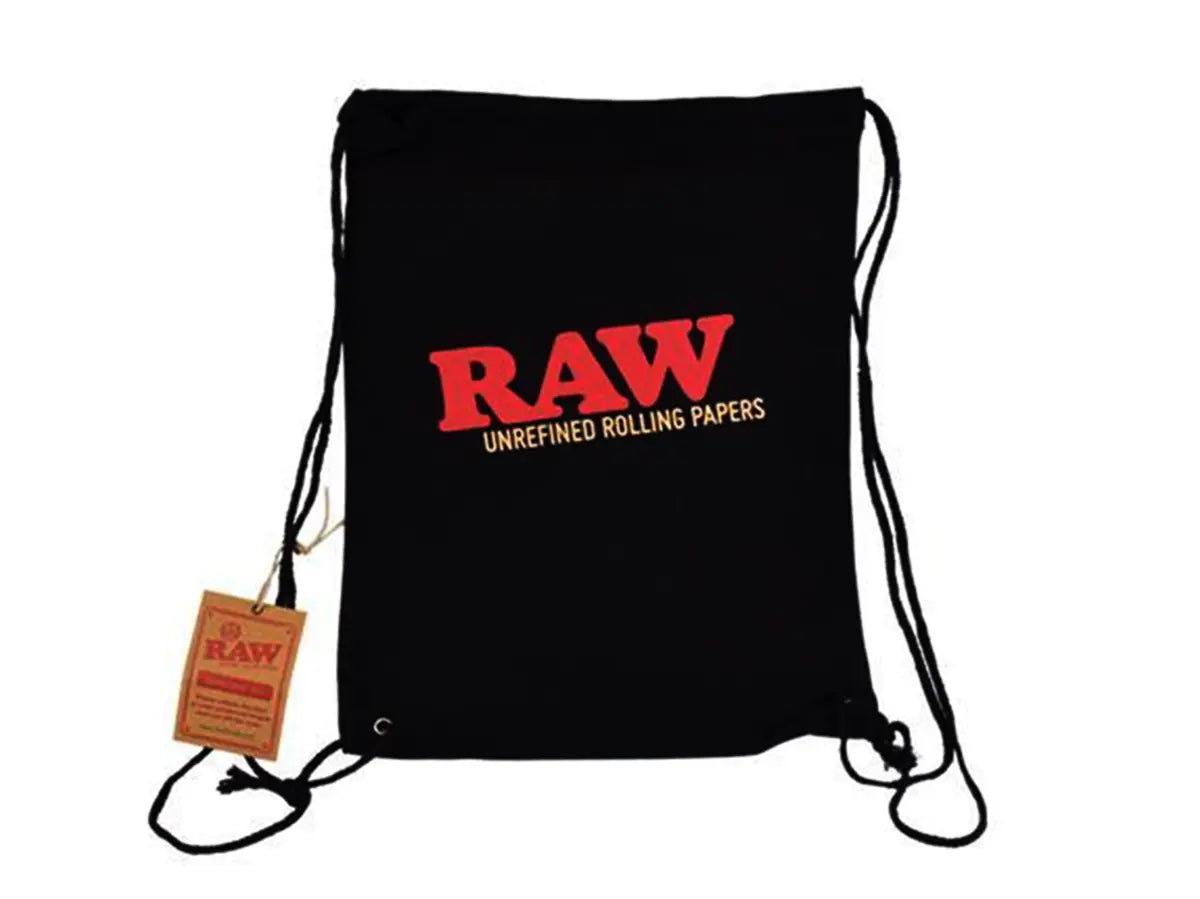 Black Or Tan Drawstring Bag