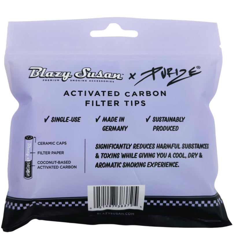 ACTIVATED CARBON FILTERS TIPS 9 MM REGULAR SIZE (50 CT)