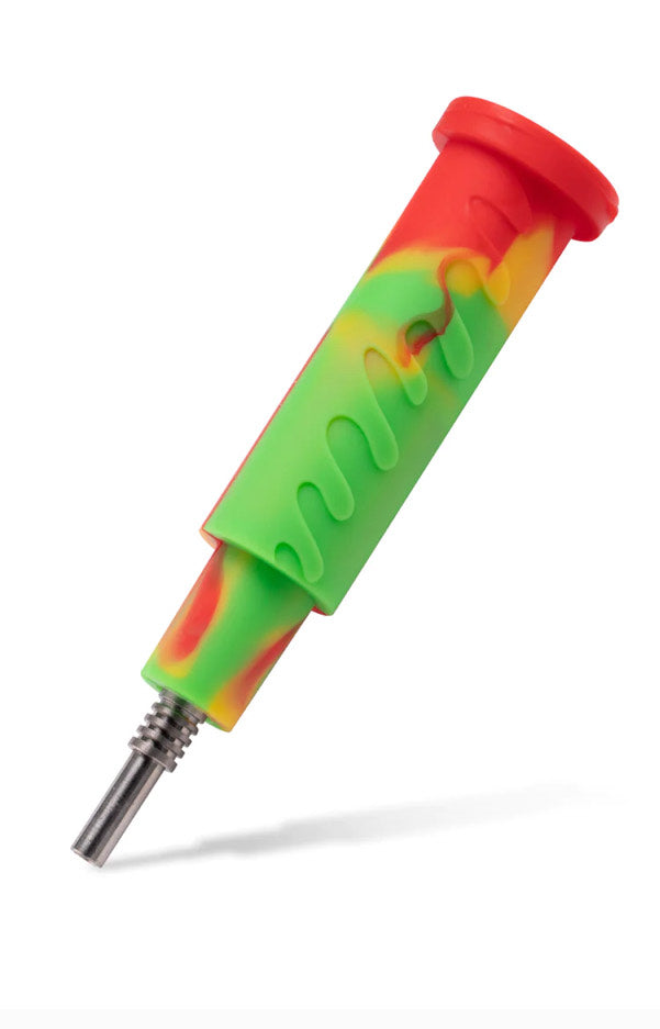 4 IN 1 MOJO SILICONE GLASS WATER PIPE & NECTAR COLLECTOR