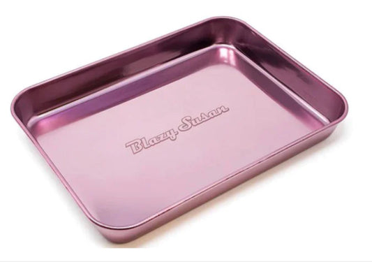 STAINLESS STEEL ROLLING TRAY 7" X 9.25'
