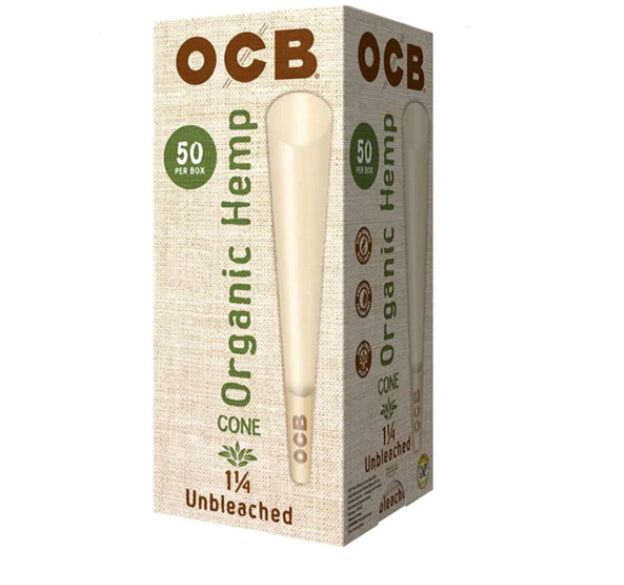 BAMBOO, UNBLEACHED OR ORGANIC CONES 50 PER BOX