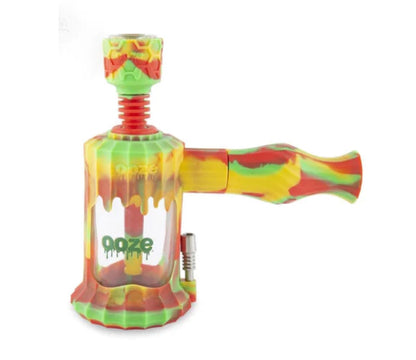 CLOBB SILICONE GLASS WATER PIPE & NECTAR COLLECTOR 4 IN 1 HYBRID