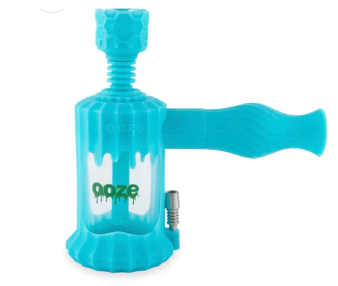 CLOBB SILICONE GLASS WATER PIPE & NECTAR COLLECTOR 4 IN 1 HYBRID
