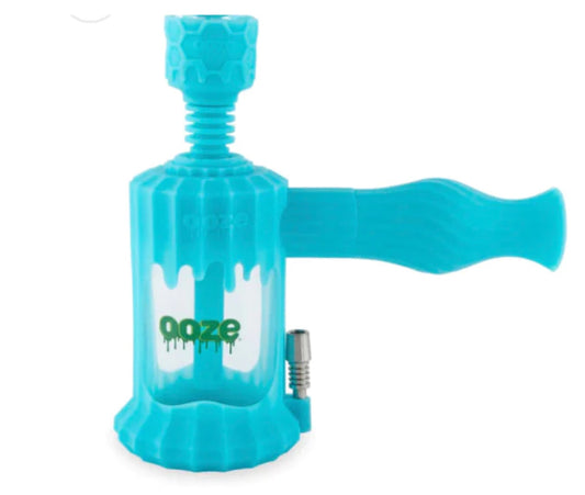 CLOBB SILICONE GLASS WATER PIPE & NECTAR COLLECTOR 4 IN 1 HYBRID