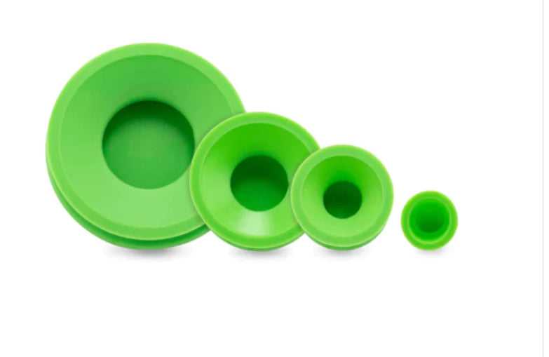 Resolution Silicone Res Cap 4-Pack For Travel And Cleaning