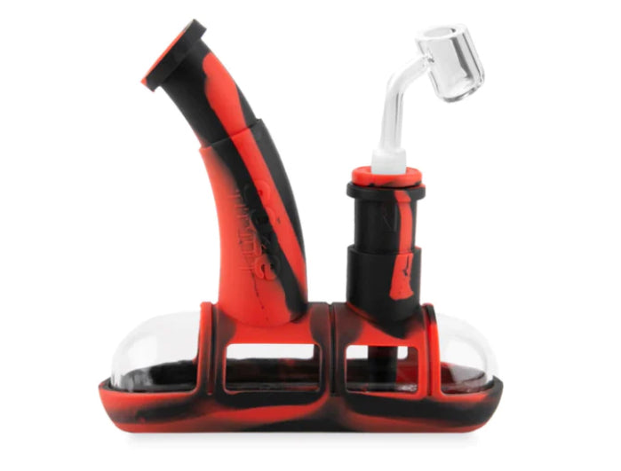 STEAMBOAT SILICONE GLASS WATER PIPE