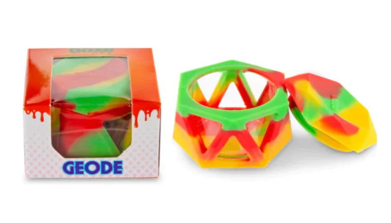 GEODE SILICONE & GLASS CONTAINER