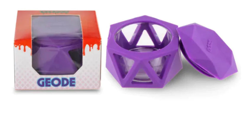 GEODE SILICONE & GLASS CONTAINER