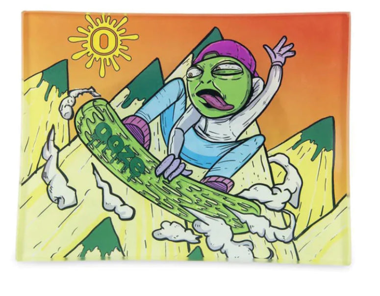 GLASS ROLLING TRAY - SHATTER  RESISTANT GLASS