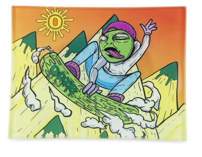 GLASS ROLLING TRAY - SHATTER  RESISTANT GLASS