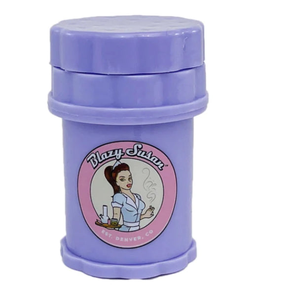 LARGE 4 - PIECE PURPLE HERB SAVER GRINDER