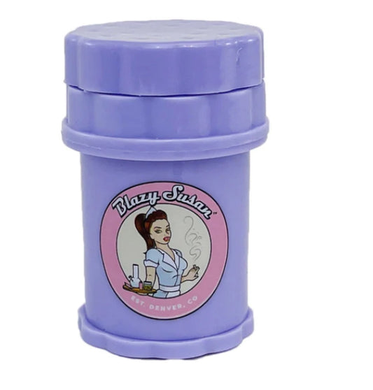 LARGE 4 - PIECE PURPLE HERB SAVER GRINDER