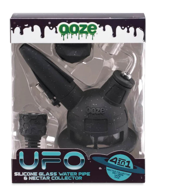 UFO Silicone Glass Water Pipe & Nectar Collector