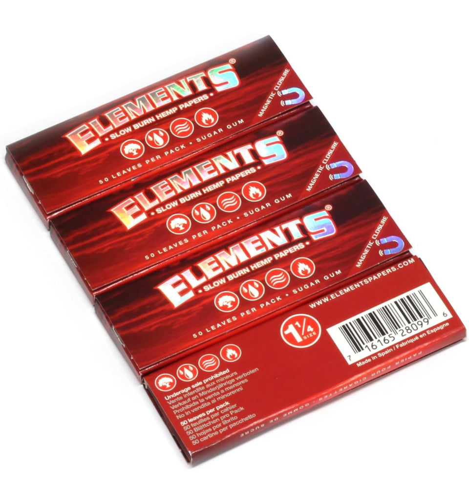 SLOW BURN HEMP PAPERS 1 1/4'