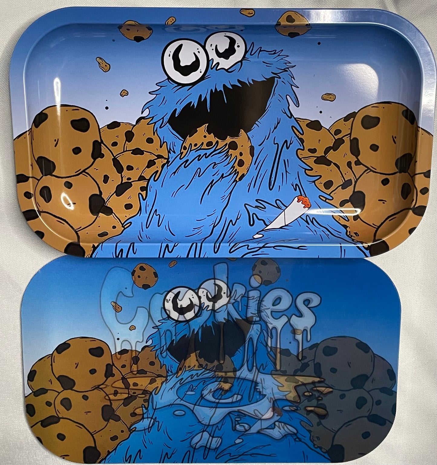 METAL TRAY WITH MAGNETIC 3D COVER 7X11'