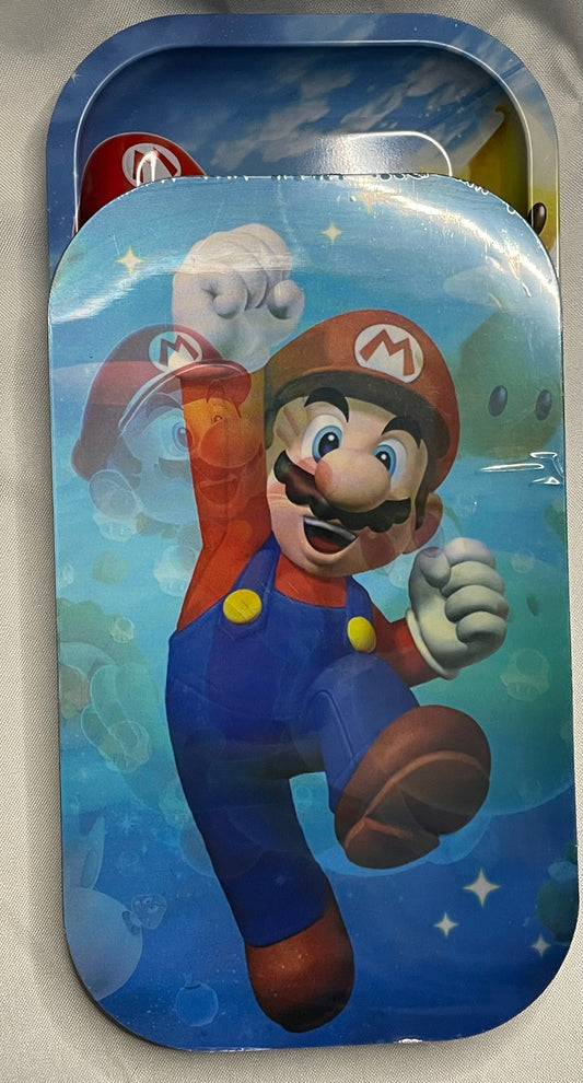 METAL ROLLING TRAY WITH MAGNETIC COVER 3D 7X11'