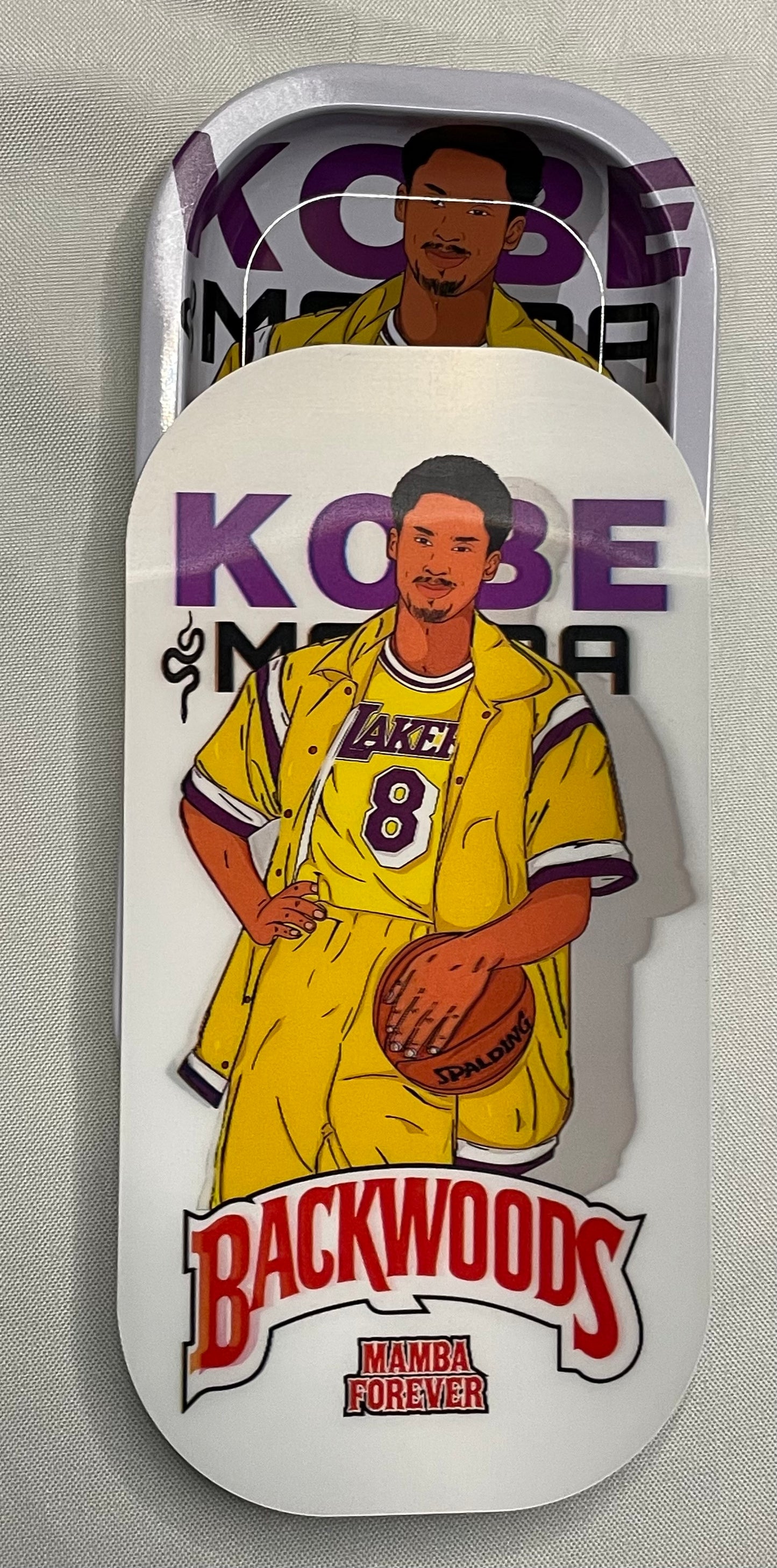 SMALL METAL TARY WITH MAGNETIC 3D COVER 8X4'