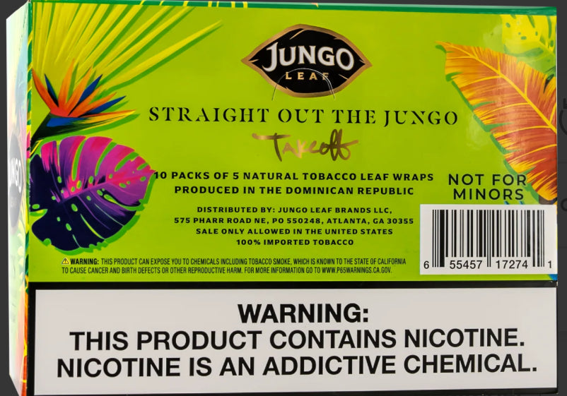 HABANO LEAF BY TAKEOFF 2 SINGLE PACKS