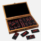 DOMINOES DOUBLE SIX DOMINOES SET OF 28