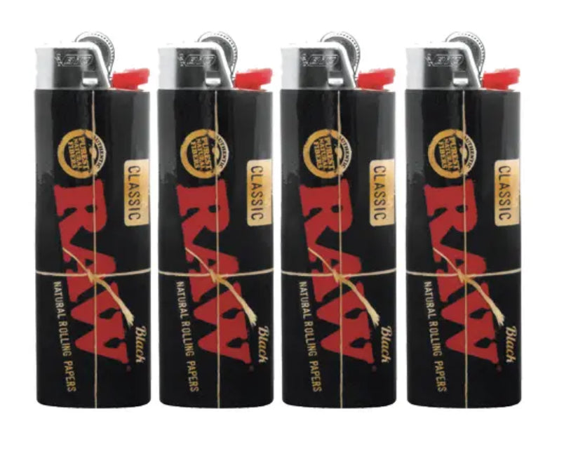 Black Lighter 4 Single Lighters