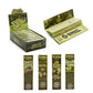 G-ROLLZ Organic Unrefined Extra Thin King Size Rolling Papers.  4 Singles Packs 4 Singles Packs